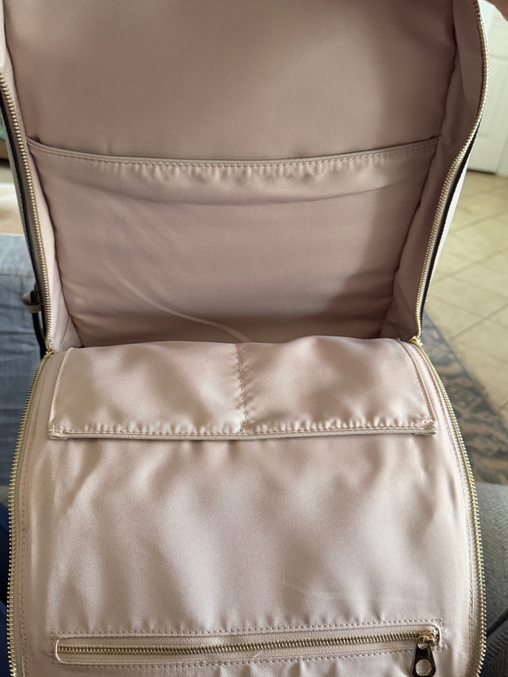 CALPAK KAYA 15in laptop backpack in stone - Picture 4 of 9